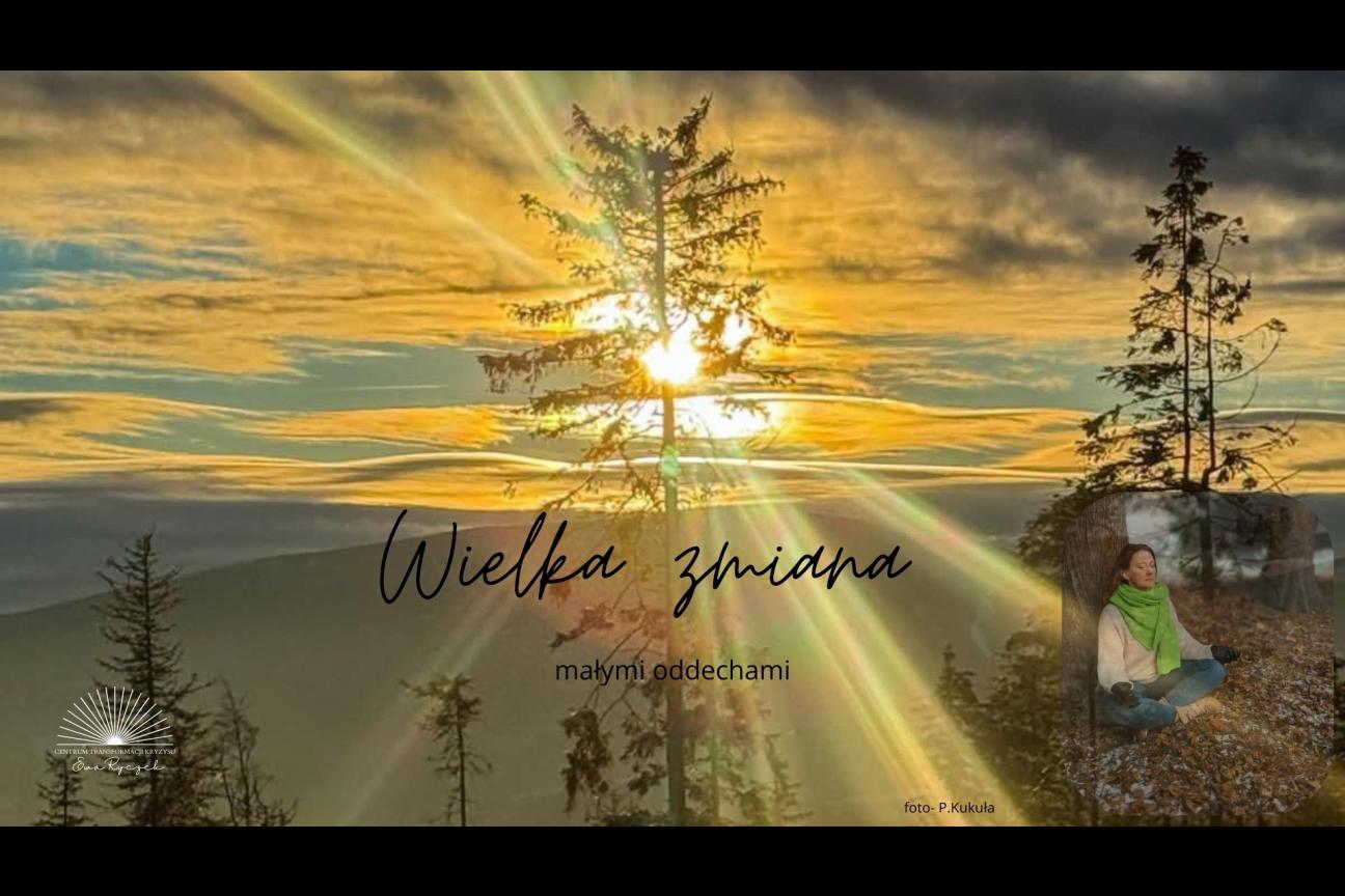 Wschodzące słońce w Beskidach